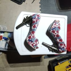 Too Fast Guns N' Roses Gun Heels