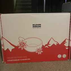Kuhn Rikon Swiss Cheese Fondue Set (Brand New)