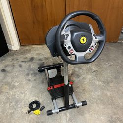 Thrustmaster TX Racing Wheel Ferrari 458 Italia Edition- With Wheel Stand Pro