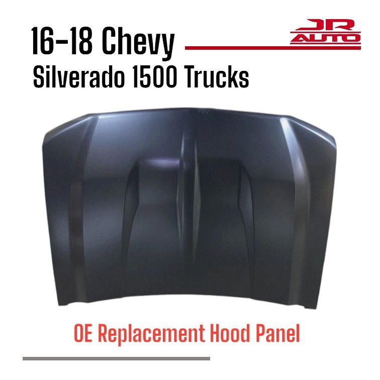 2016-2018 Chevrolet Silverado Hood Panel Chevy 1500 Truck Aluminum Replace