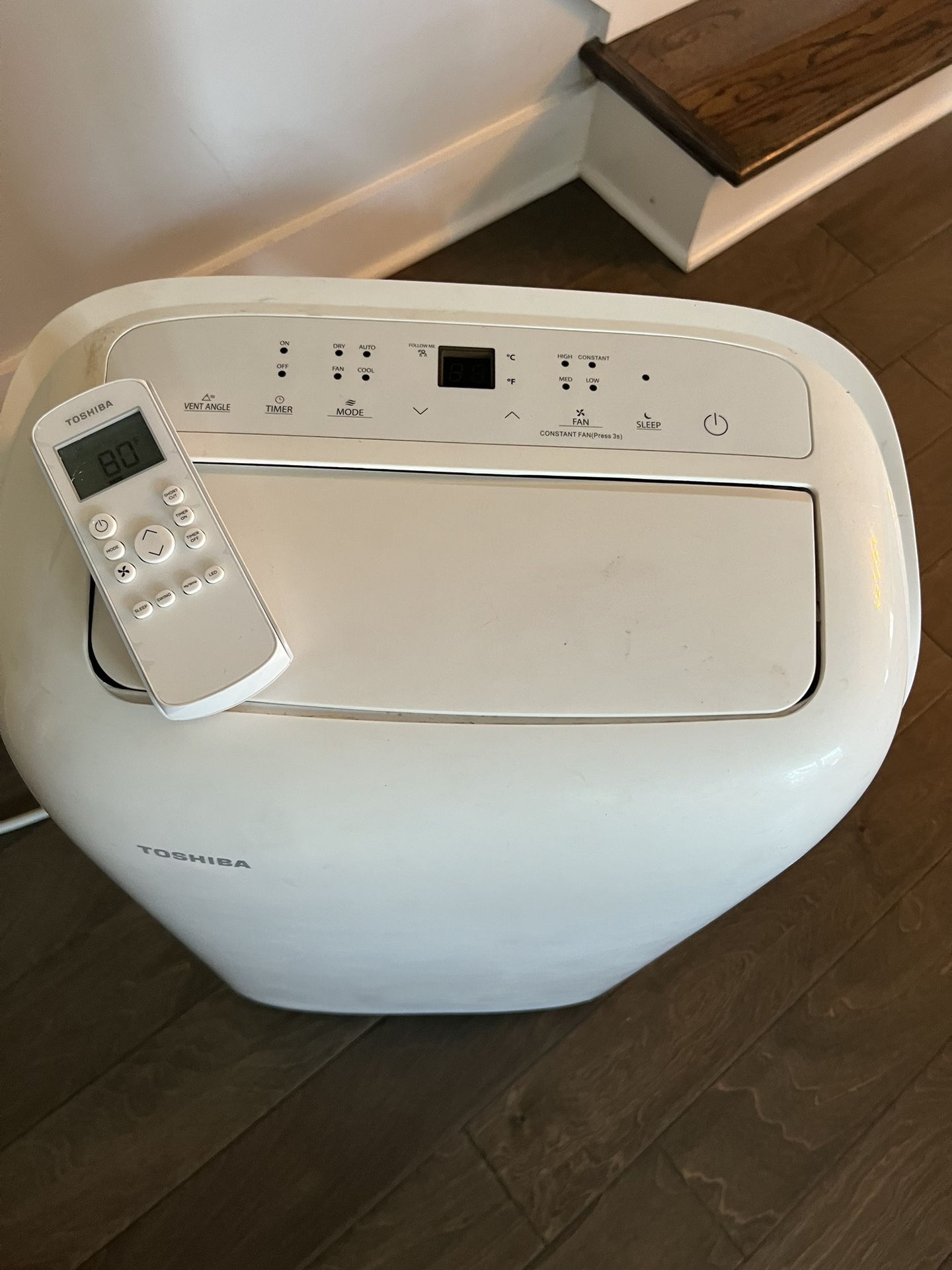 Toshiba Portable AC 8000 BTU Remote Clean Air Conditioner 