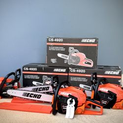 Brand new Echo 20 in. 50.1 cc 2-Stroke Gas Rear Handle Chainsaw
