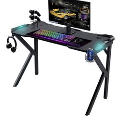 Rgb Gaming Desk Like New Only Used A Few Times 