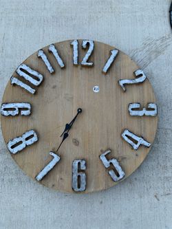 Wooden Wall Clock