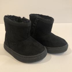 Toddler Girls Black Cat & Jack Boots Size 4
