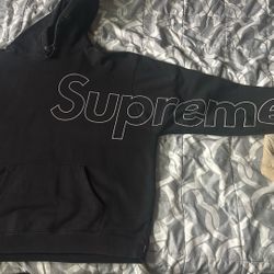 supreme reflective hoodie 