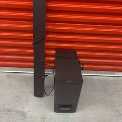Sony Soundbar & Subwoofer 