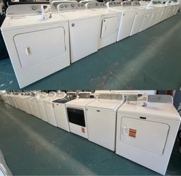 HUGE SELECTION OF TOP LOAD WASHER SET W/ELECTRIC DRYER