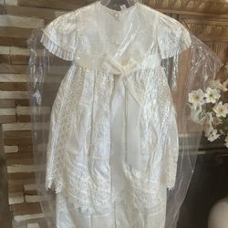 Baptism Dress From One Year Year-Old To Three-Year-Old