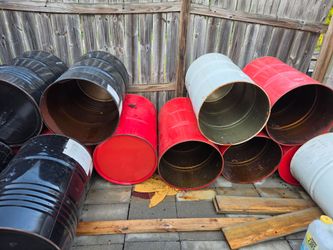 55 Gallon Burn Barrels (Great For Burning Your Documents And Debris)