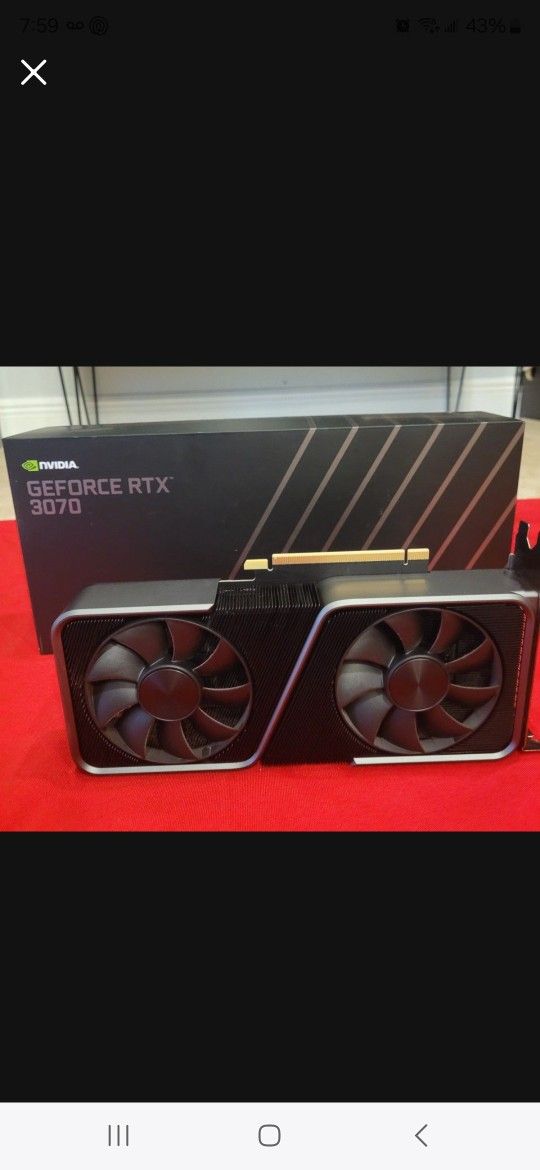 NVIDIA GeForce RTX 3070 Founders Edition 8GB GDDR6 Graphics Card - Dark...