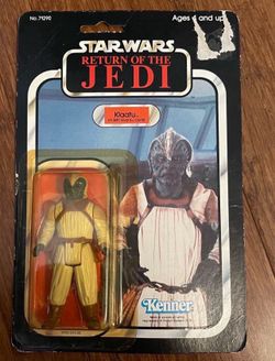 Vintage Star Wars Kenner ROTJ Klaatu Skiff Figure MOC