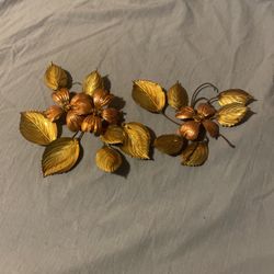 Vintage Dogwood Spray Brass Copper