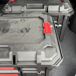 HUSKY Build-Out 22 In. Modular Tool Storage 2-Drawer Tool Box