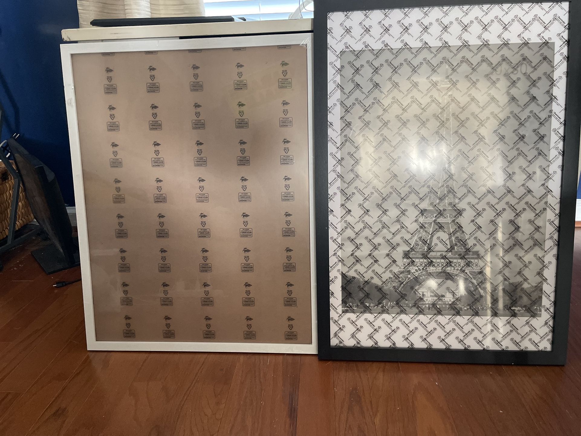 2 Large 20x30 Poster Frames - One Black, One White