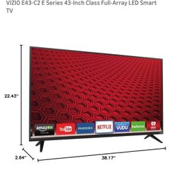 Vizio 43” TV 