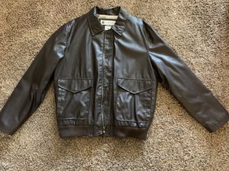 Columbia leather jacket size medium