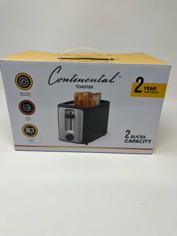 Continental 2 slice toaster