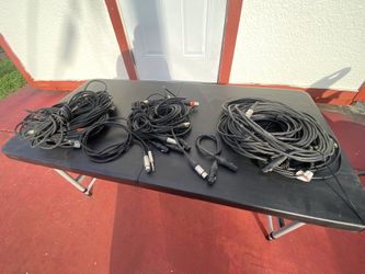 18 DMX 3-Pin Cables – 25ft – $220 (Sold as a Lot)