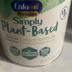Enfamil Plant Based Baby Formula 