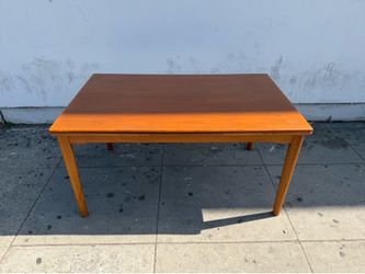 Mid century Danish extendable dining table.