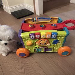 VTech 3-in-1 Learning Zebra Scooter and Plush Dog Toy, pick up in Temple city