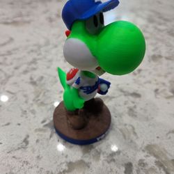 New 3D Printed 5 inch Dodgers Yoshi. Not a Bobblehead!