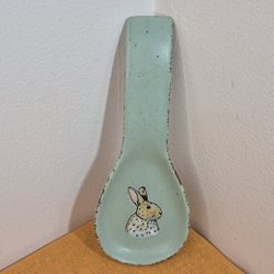 inHomestylez Bunny Rabbit Stoneware Ceramic Spoon Rest