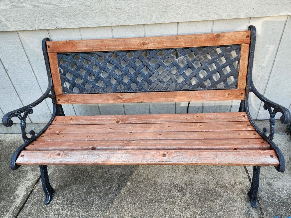 Cast Iron Garden Bench