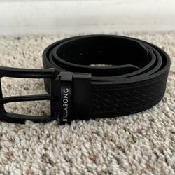 Billabong Black Leather Belt (size 34)