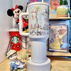 Disney Winnie the Pooh Brand new 40 oz double wall stainless travel office tumbler   THE QUENCHER H2.0  Super cute 40 oz coffee & drink tumbler.  Stai