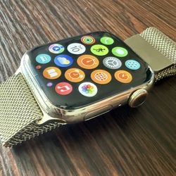 Apple Watch Series 7 45mm Stainless Steel Gold