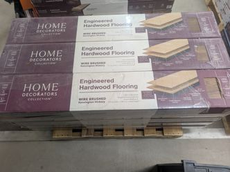 Engineered Hardwood Flooring, 368 SQ FT