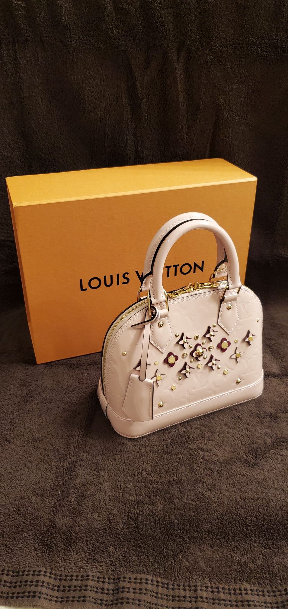 Louis Vuitton Alma bb flowers – Ariel's Beloved