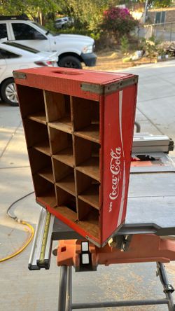 Old Coca Cola bottle crate