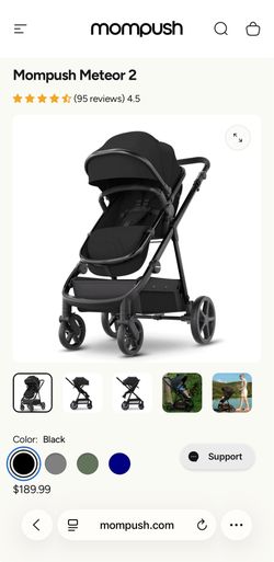 Mompush Meteor stroller