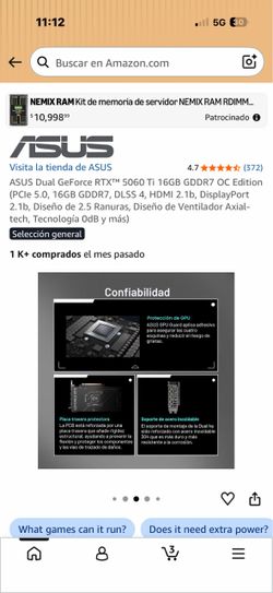 Graphics card RTX 5060 Ti 16gb