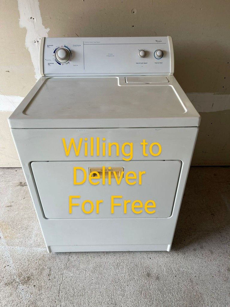 Whirlpool Heavy Duty Electric Dryer Super Capacity 