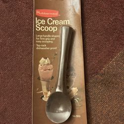 Vintage Rubbermaid Ice Cream Scoop NOS No1910 Brown New 