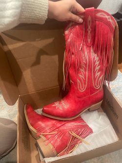 Size 7 Red Cowgirl Boots
