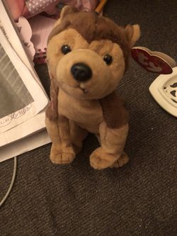 Courage beanie baby