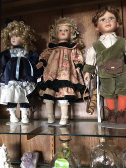 Several dolls