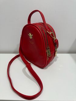 red mini crossbody