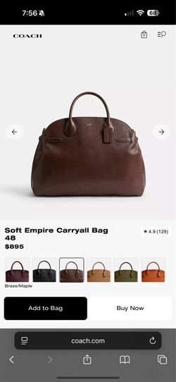 Coach - Soft Empire Carryall Bag