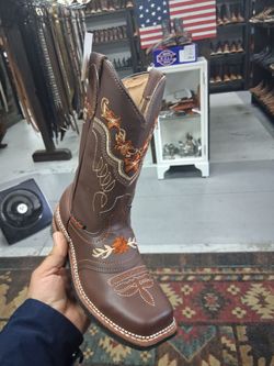 Botas De Piel De México Cómodas Para Mujer Rodeo