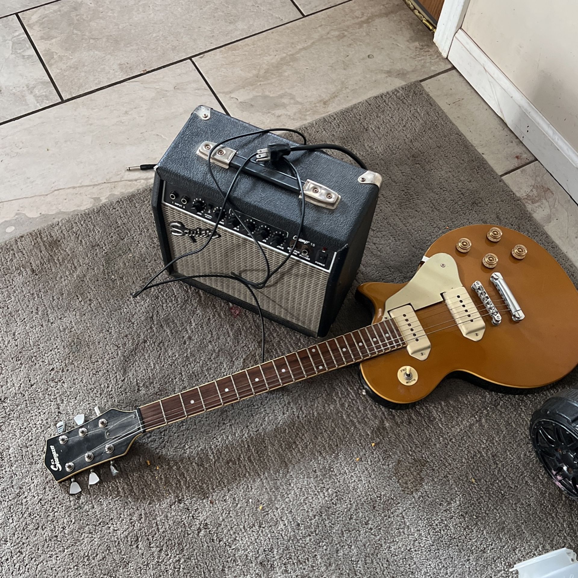 guitar and amp