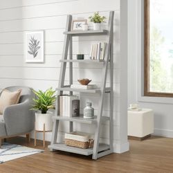 Bayside Furnishings Kellen 72” Ladder Bookcase $129.99