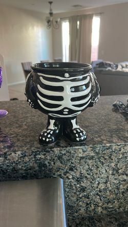 Halloween Skeleton Candy Bowl