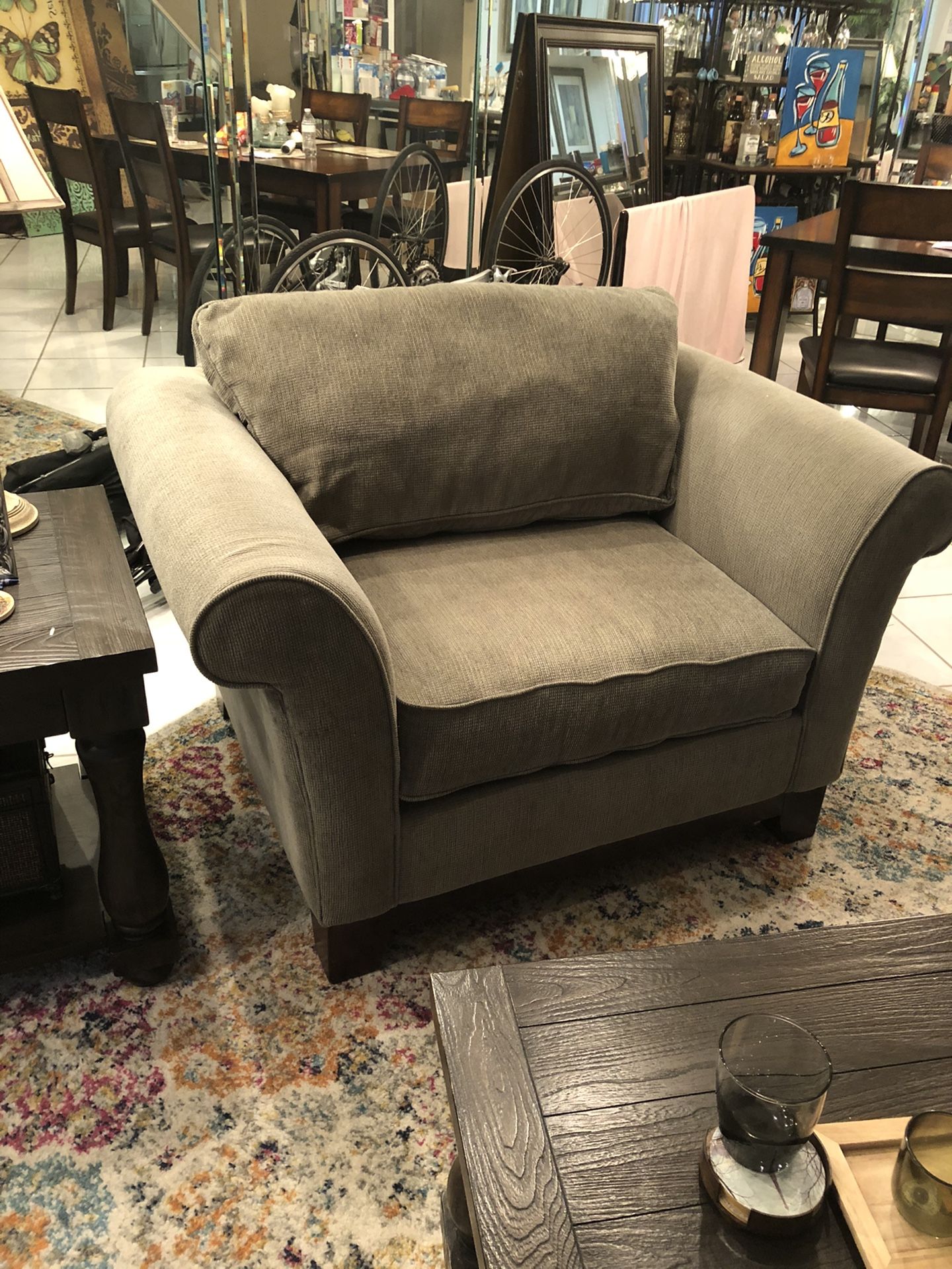 Lazy Boy light green oversized chair