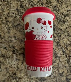 Hello Kitty Tumbler Cup With Silicone